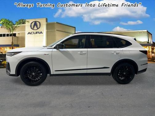 Platinum White Pearl 2026 Acura MDX A-SPEC Advance Package