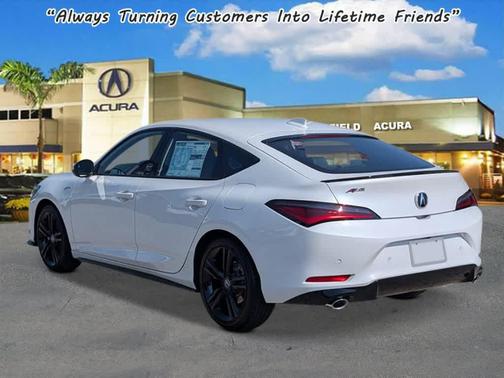 Platinum White Pearl 2026 Acura Integra FWD A-Spec with Technology