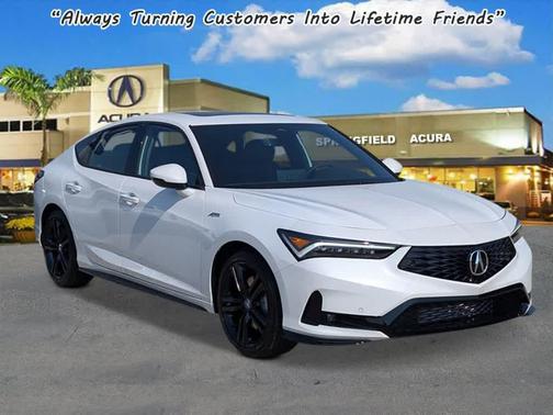 Platinum White Pearl 2026 Acura Integra FWD A-Spec with Technology
