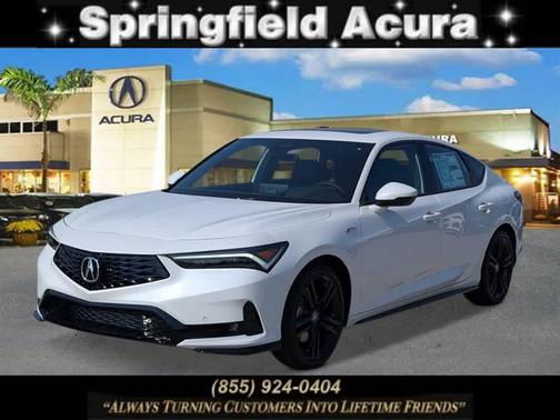 Platinum White Pearl 2026 Acura Integra FWD A-Spec with Technology