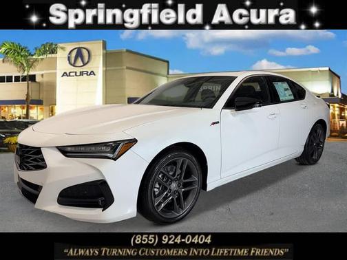 Platinum White Pearl 2025 Acura TLX A-Spec Sedan