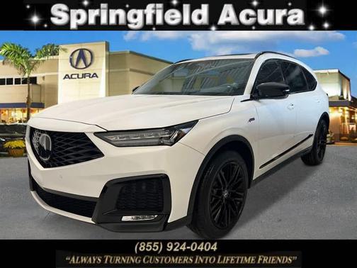 Platinum White Pearl 2026 Acura MDX A-SPEC Advance Package