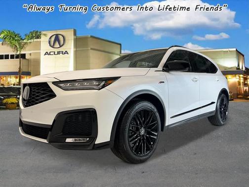 Platinum White Pearl 2026 Acura MDX A-SPEC Advance Package