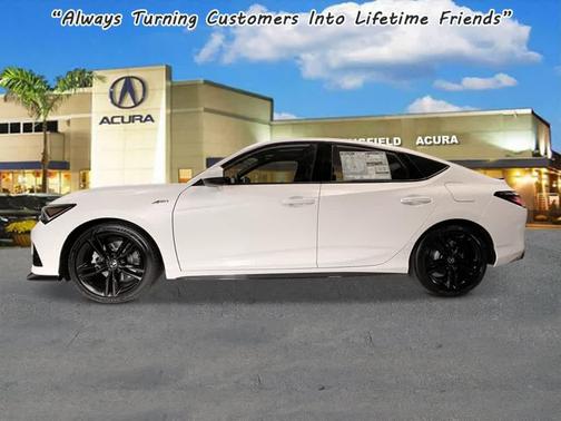 Platinum White Pearl 2026 Acura Integra FWD A-Spec