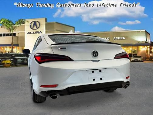 Platinum White Pearl 2026 Acura Integra FWD A-Spec