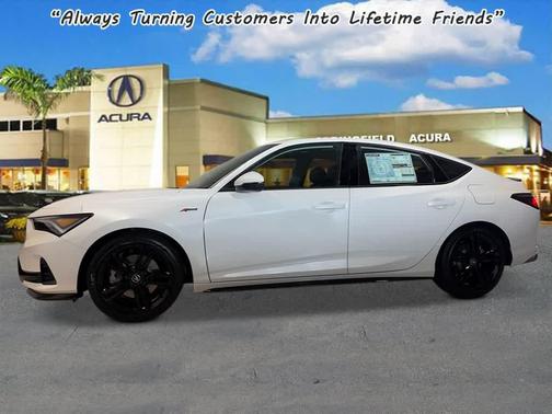 Platinum White Pearl 2026 Acura Integra FWD A-Spec with Technology