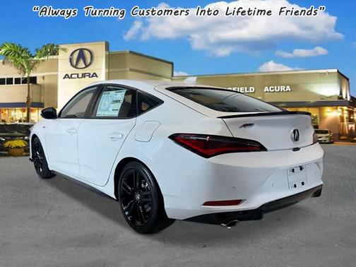 Platinum White Pearl 2026 Acura Integra FWD A-Spec with Technology