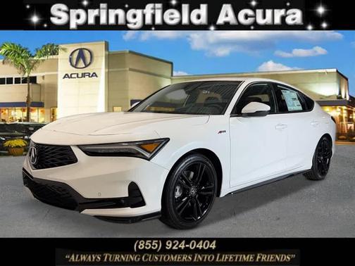 Platinum White Pearl 2026 Acura Integra FWD A-Spec with Technology