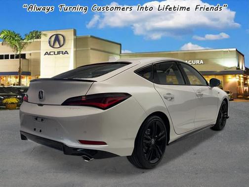 Platinum White Pearl 2026 Acura Integra FWD A-Spec with Technology