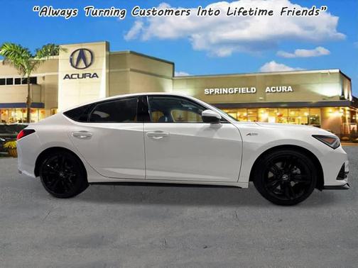 Platinum White Pearl 2026 Acura Integra FWD A-Spec with Technology