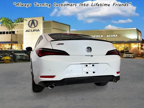 Platinum White Pearl 2026 Acura Integra FWD A-Spec with Technology