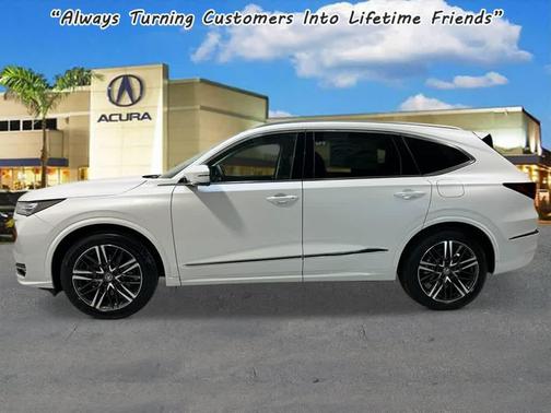Platinum White Pearl 2026 Acura MDX Advance Package