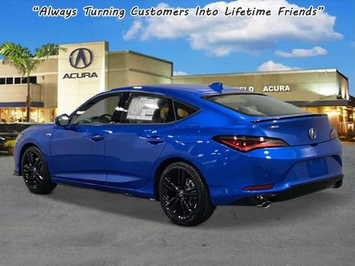 Double Apex Blue Pearl 2026 Acura Integra FWD A-Spec with Technology
