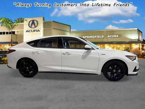 Platinum White Pearl 2026 Acura Integra FWD A-Spec