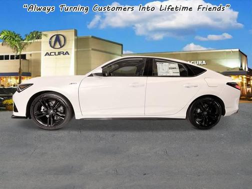 Platinum White Pearl 2026 Acura Integra FWD A-Spec