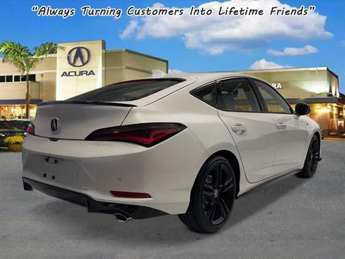 Platinum White Pearl 2026 Acura Integra FWD A-Spec with Technology