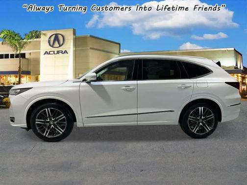 Platinum White Pearl 2026 Acura MDX Advance Package