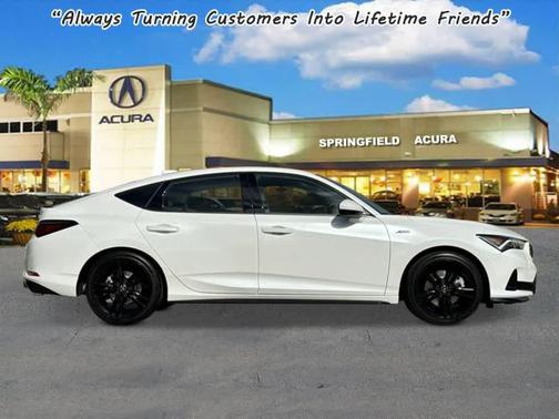 Platinum White Pearl 2026 Acura Integra FWD A-Spec