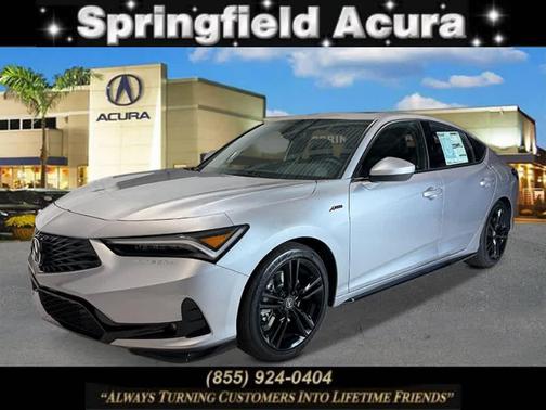Solar Silver Metallic 2026 Acura Integra FWD A-Spec