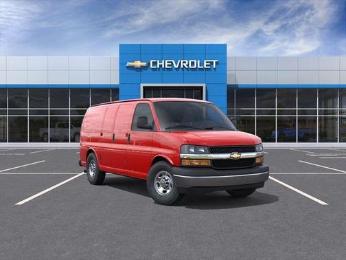 Red 2026 Chevrolet Express 2500 Work Van