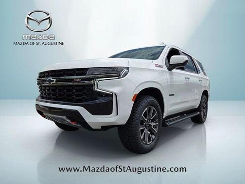 Summit White 2021 Chevrolet Tahoe Z71