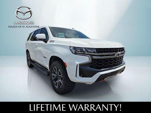 Summit White 2021 Chevrolet Tahoe Z71