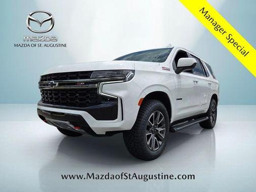 Summit White 2021 Chevrolet Tahoe Z71