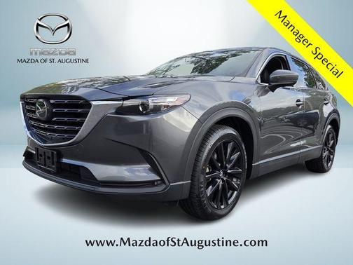 Machine Gray Metallic 2023 Mazda CX-9 Touring Plus
