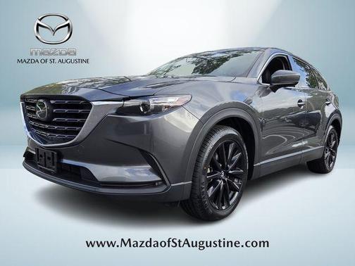Machine Gray Metallic 2023 Mazda CX-9 Touring Plus