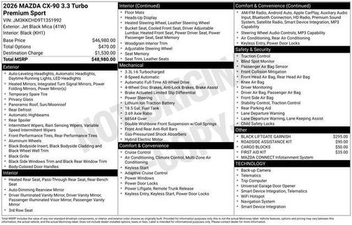 2026 Mazda CX-90 Premium