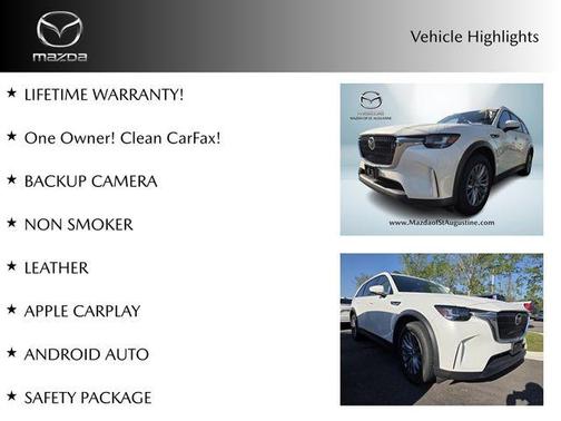 Rhodium White Metallic 2024 Mazda CX-90 PHEV Preferred