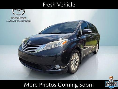 Midnight Black Metallic 2016 Toyota Sienna Limited Premium