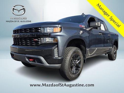 Shadow Gray Metallic 2021 Chevrolet Silverado 1500 Custom Trail Boss