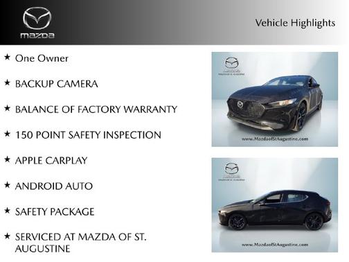 Jet Black 2024 Mazda Mazda3 2.5 S Select Sport
