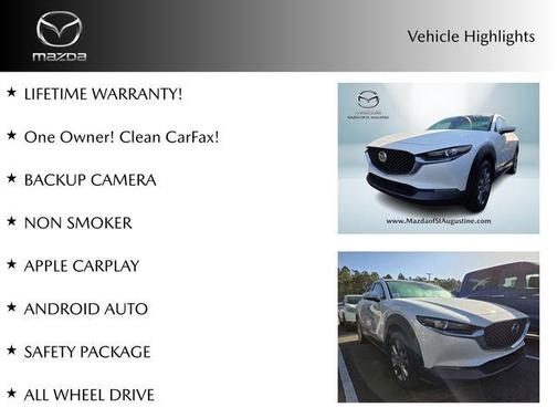 Snowflake White Pearl 2023 Mazda CX-30 2.5 S Preferred Package