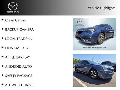 Abyss Blue Pearl 2020 Subaru Legacy Premium