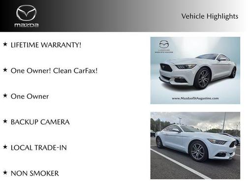 2016 Ford Mustang EcoBoost Premium