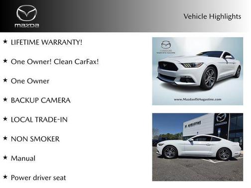 2016 Ford Mustang EcoBoost Premium