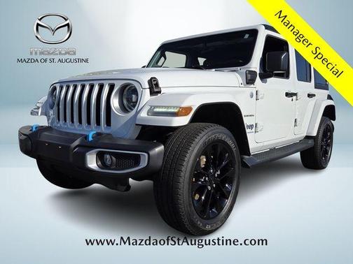 Bright White Clearcoat 2023 Jeep Wrangler 4xe Sahara