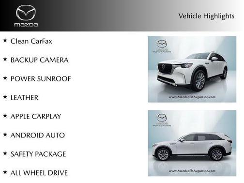 Rhodium 2025 Mazda CX-90 3.3 Turbo Premium Plus Package