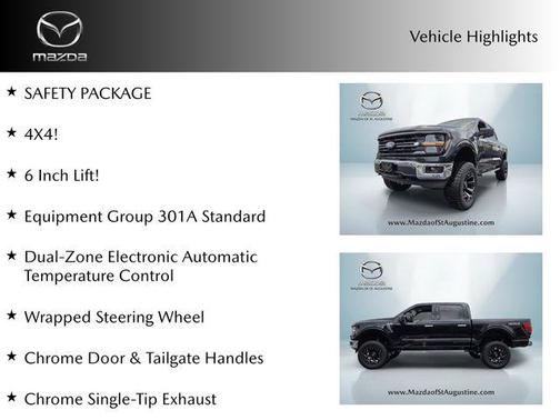 Black Metallic 2025 Ford F-150 XLT