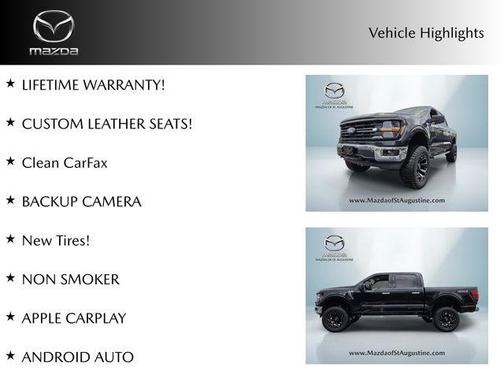 Black Metallic 2025 Ford F-150 XLT