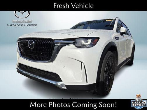 Rhodium White Metallic 2024 Mazda CX-90 PHEV Premium Plus