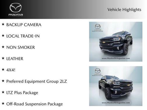 Black 2018 Chevrolet Silverado 1500 LTZ