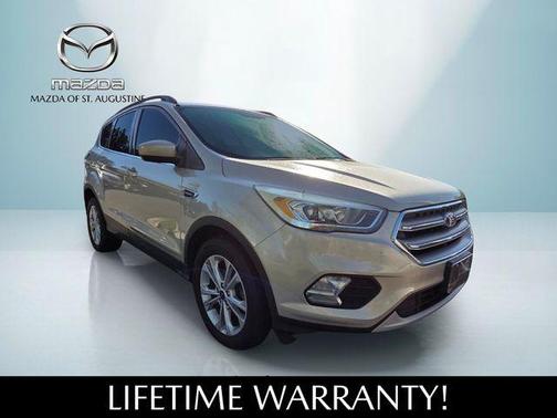 White Gold Metallic 2017 Ford Escape SE