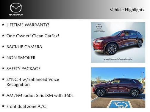 2021 Lincoln Nautilus Standard