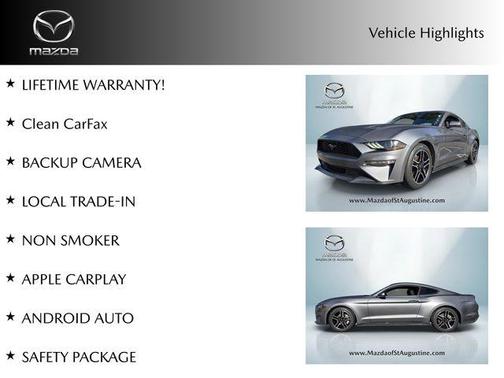 Gray Metallic 2022 Ford Mustang EcoBoost