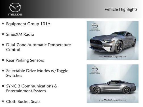 Gray Metallic 2022 Ford Mustang EcoBoost