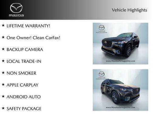 Jet Black Mica 2024 Mazda CX-90 3.3 Turbo Select