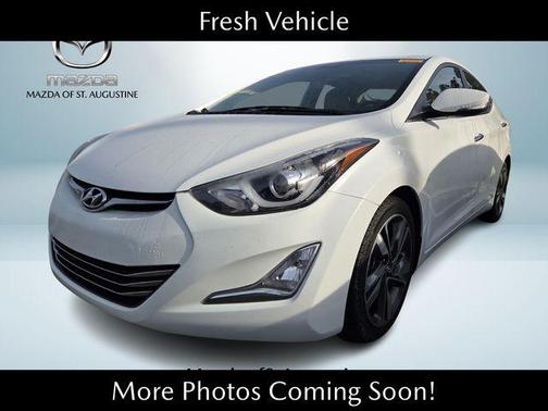 Pearl White 2014 Hyundai ELANTRA Limited